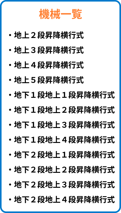 機械のリスト
